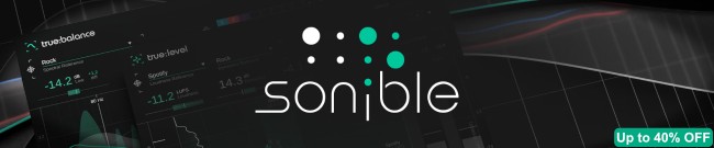 Banner Sonible - Spring Sale - Up to 40% Off